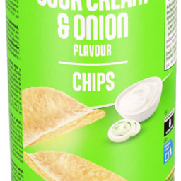 SUN SNACKS® - Aperitivo de patata sabor crema agria y cebolla