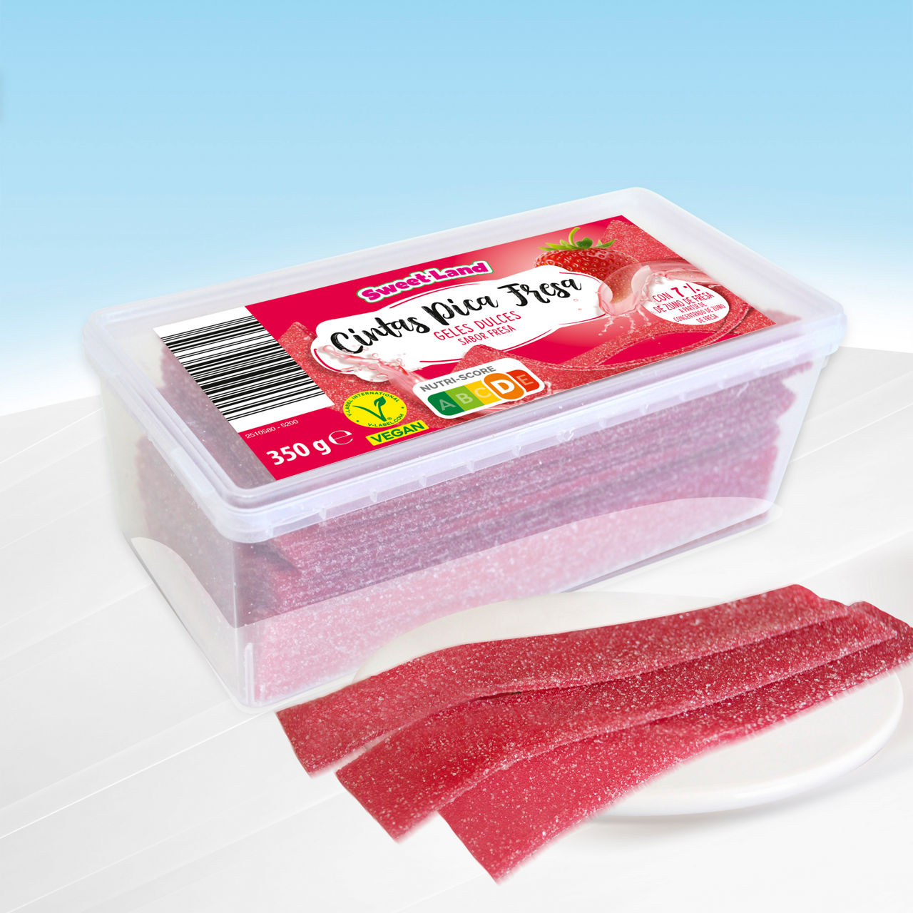 SWEET LAND® - Regalices sabor fresa