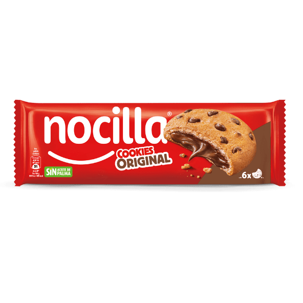 NOCILLA® - Galleta rellena de crema de cacao con avellanas