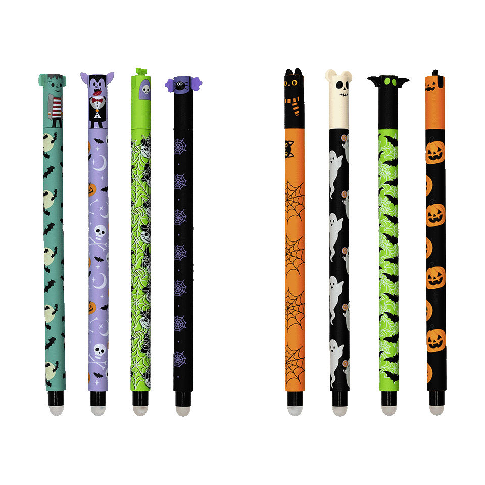 HOME CREATION® - Bolígrafos borrables Halloween