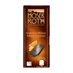 MOSER ROTH® Tabletas de chocolate negro 52% con almendra y naranja