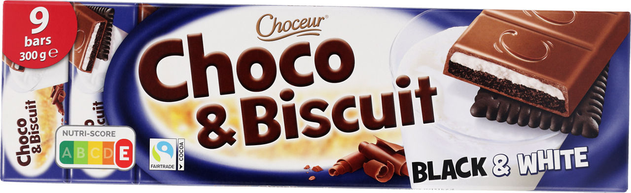 CHOCEUR® - Galletas con chocolate Black & White