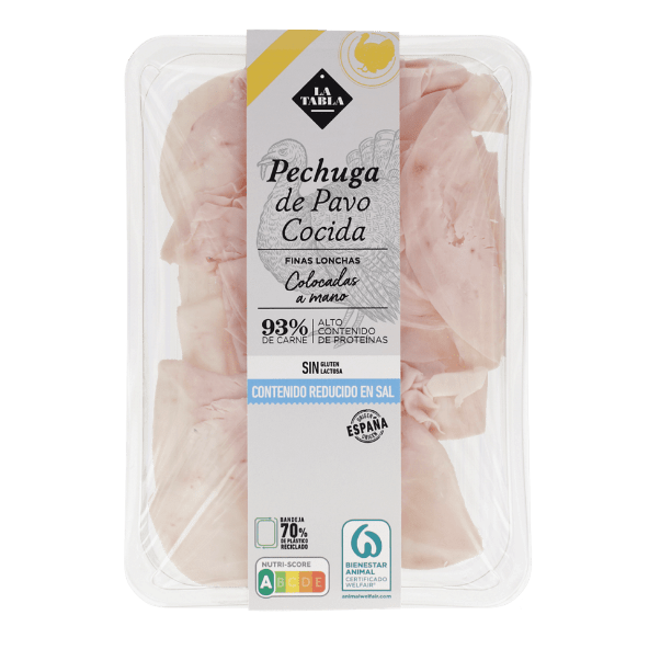 LA TABLA® - Pechuga de pavo cocida reducida en sal