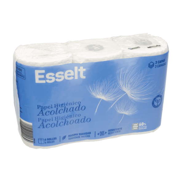 ESSELT® - Papel higiénico acolchado