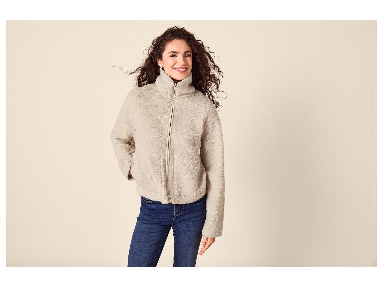 Chaqueta de felpa para mujer