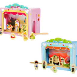 LUPILU® - Teatro de madera con juego de luces