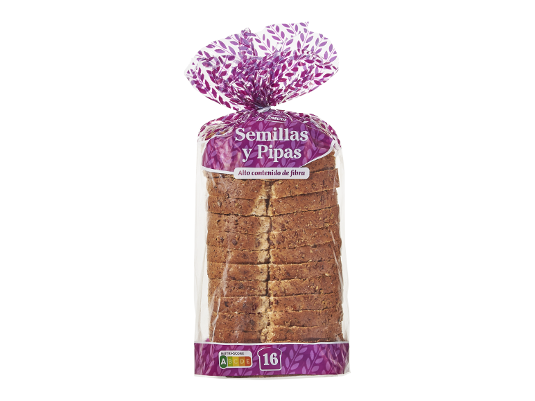 LA CESTERA - Pan de molde con pipas de girasol y calabaza