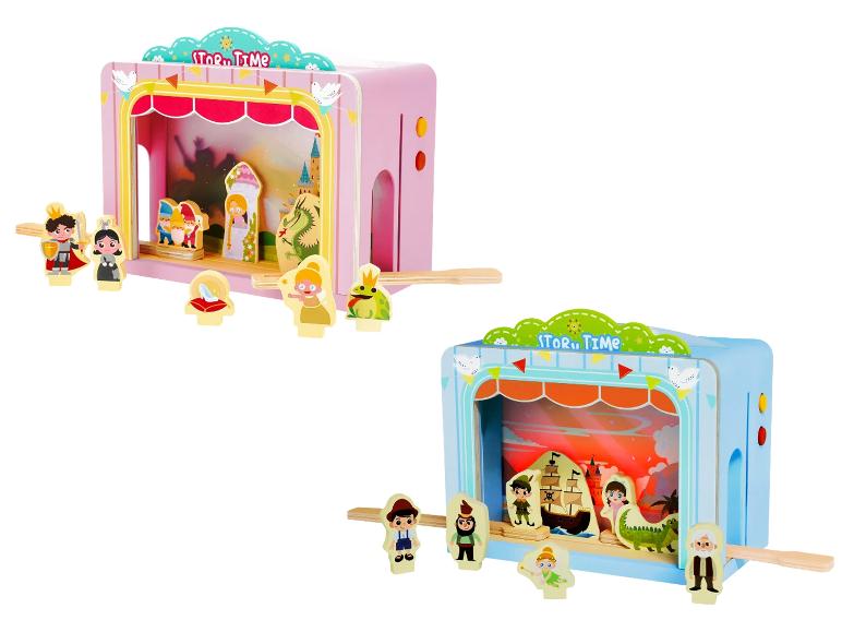 LUPILU® - Teatro de madera con juego de luces