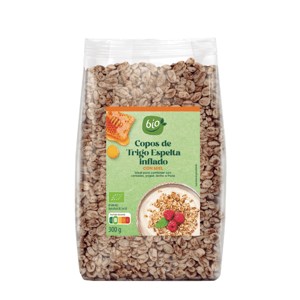 BIO® - Copos de trigo espelta inflado