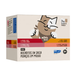 Bocaditos en salsa para gatos