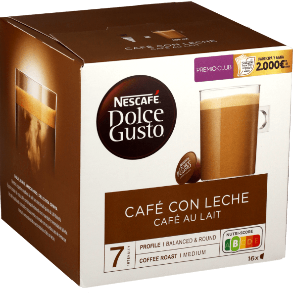 DOLCE GUSTO® - Cápsulas de café con leche