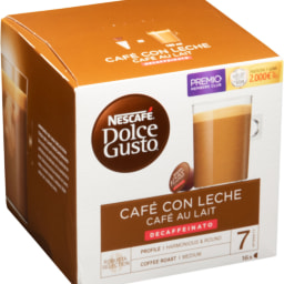 DOLCE GUSTO® - Cápsulas de café con leche descafeinado