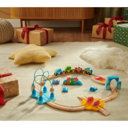 LUPILU® - Set de tren de madera