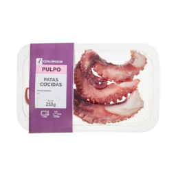 Pata de pulpo cocido