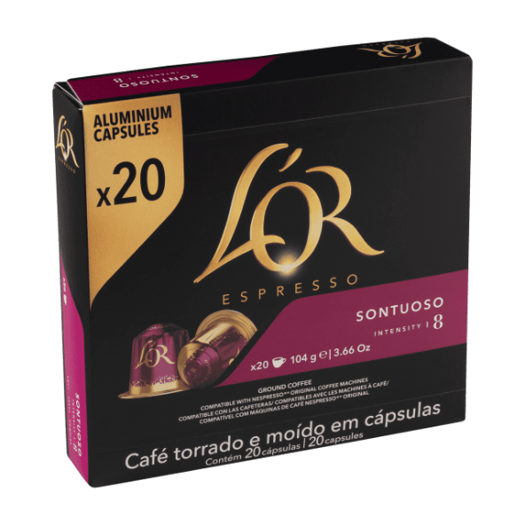 L'OR® - Cápsulas de café sontuoso