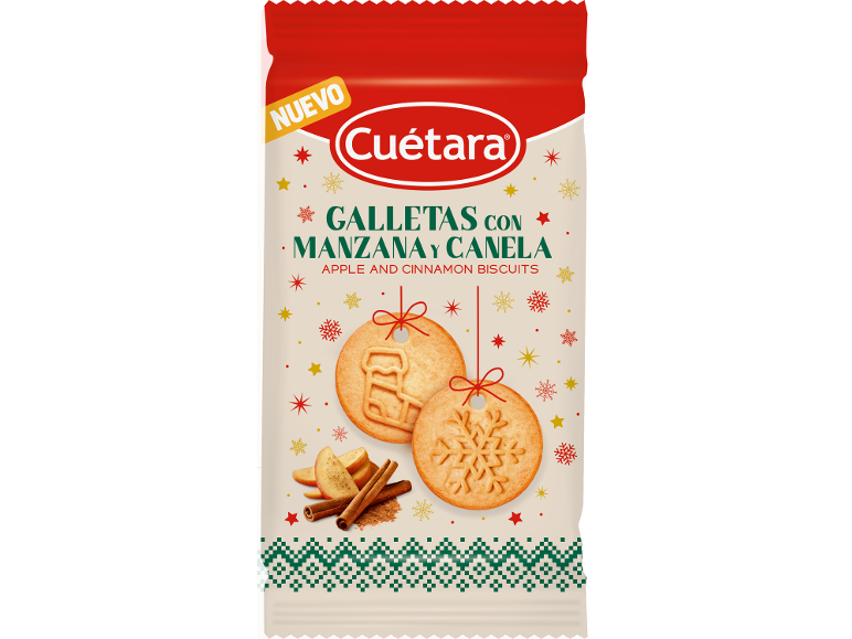 Galleta canela y manzana