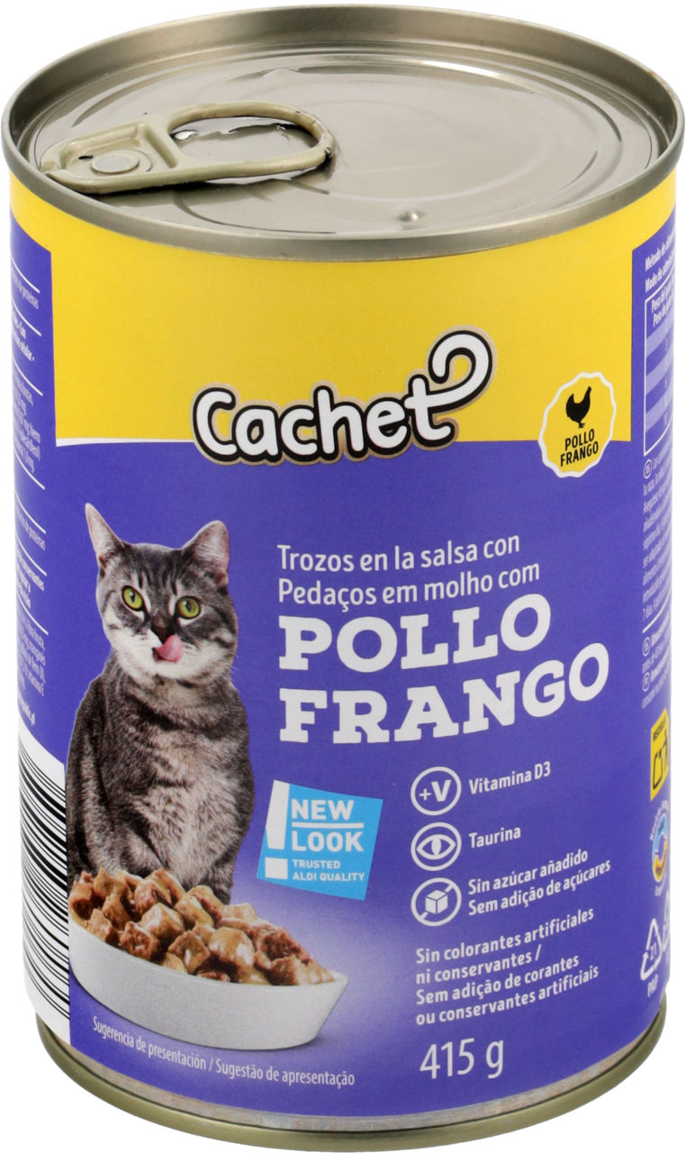 CACHET® - Trozos en salsa para gatos con pollo