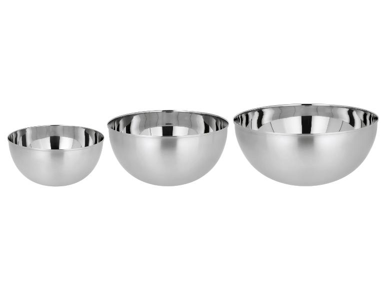Set de 3 bol de acero inoxidable prémium