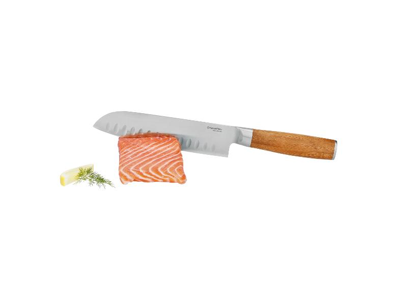 Cuchillo de cocina con mango de madera