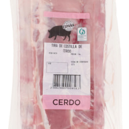 Tira de costilla de cerdo