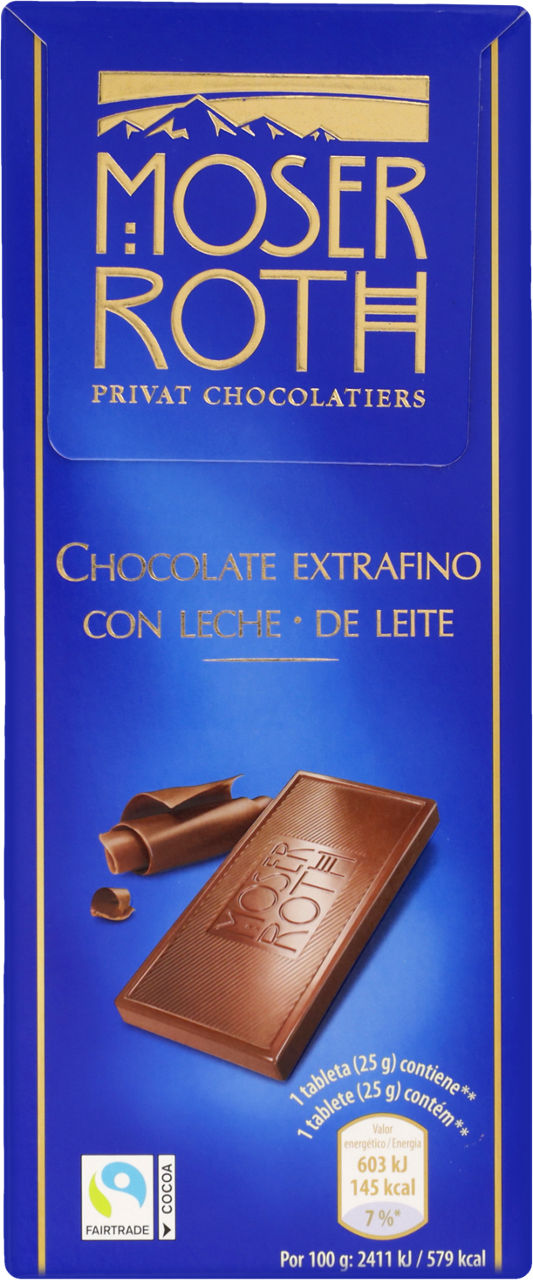 MOSER ROTH® - Chocolate extrafino con leche