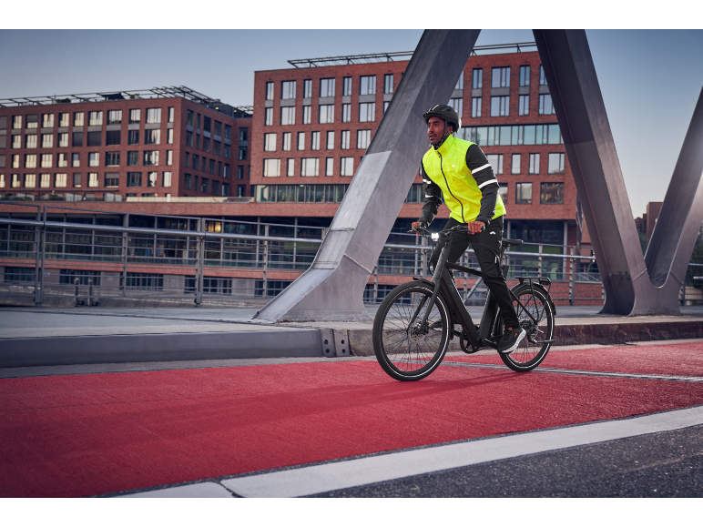 CRIVIT - Chaleco reversible unisex para bicicleta