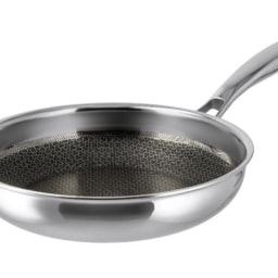 Sartén de acero inoxidable prémium con estructura de panal, Ø 24 cm.