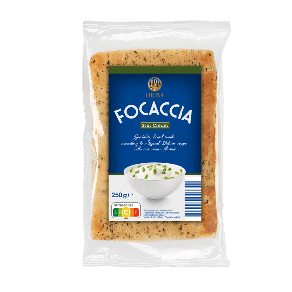 CUCINA® - Focaccia de nata ácida