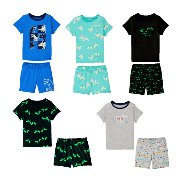 LILY & DAN® - Pijama que brilla en la oscuridad