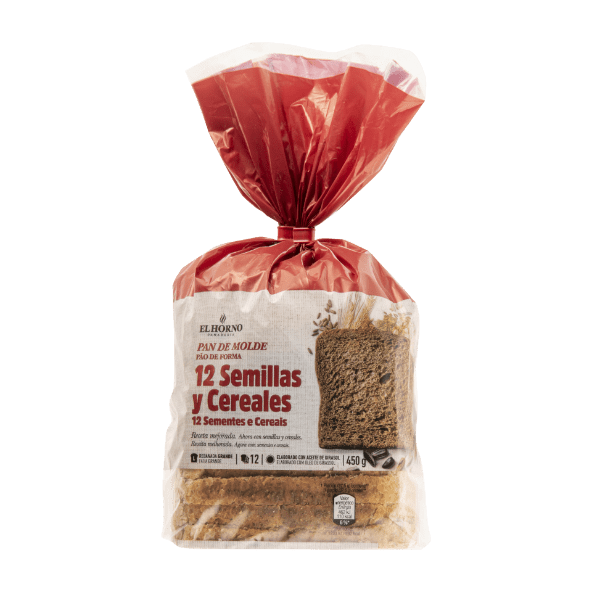 EL HORNO® - Pan de molde 12 semillas y cereales