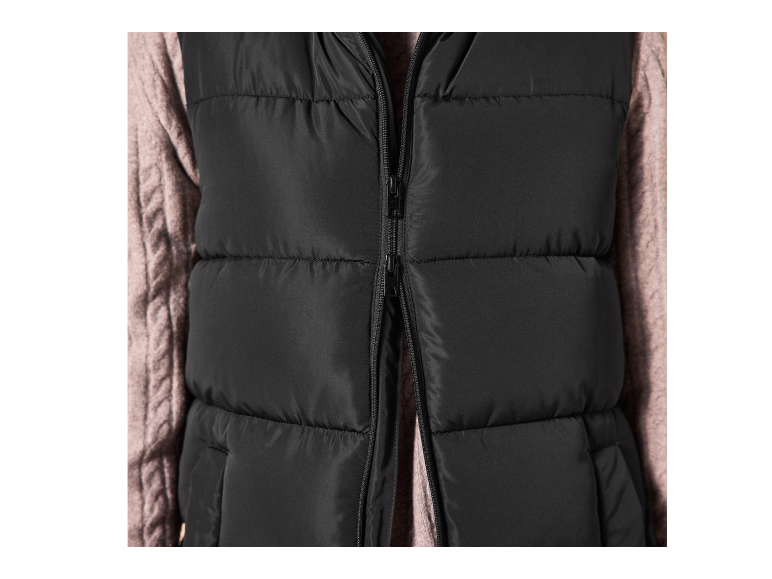 Chaleco acolchado largo para mujer