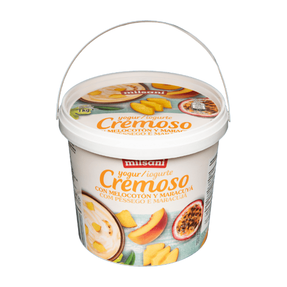 MILSANI® - Yogur cremoso con melocotón y maracuyá