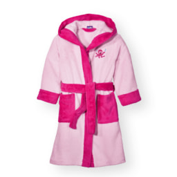 ‘Miomare®’ Albornoz con capucha de microfibra para niñas rosa