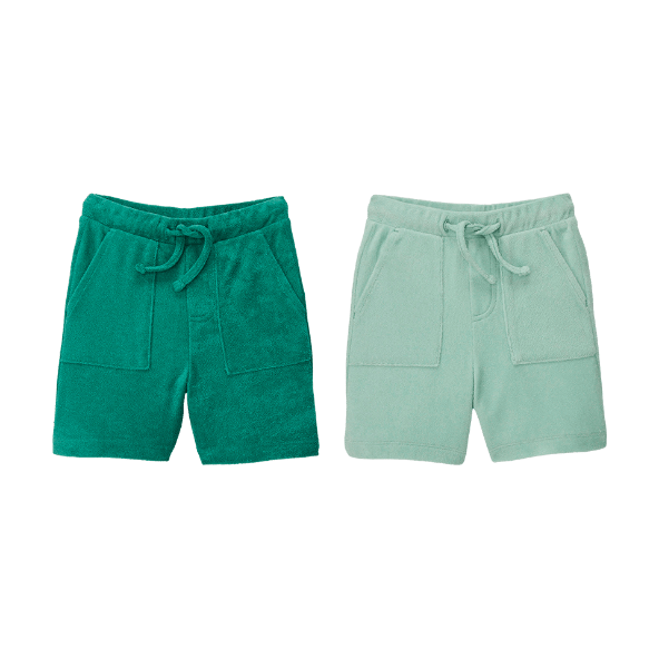 LILY & DAN® - Bermudas de rizo infantil