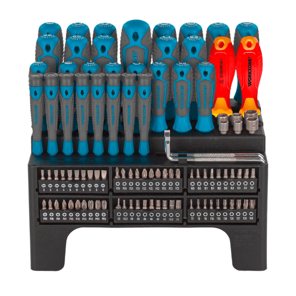 WORKZONE® - Set destornilladores y bits