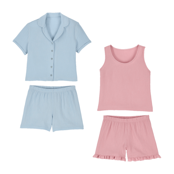 UP2FASHION® - Pijama / Camisón de muselina