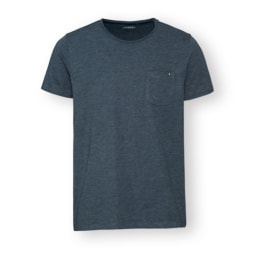 Camiseta de manga corta de algodón puro para hombre