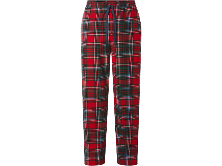ESMARA MEN - Pantalón de pijama de franela para hombre