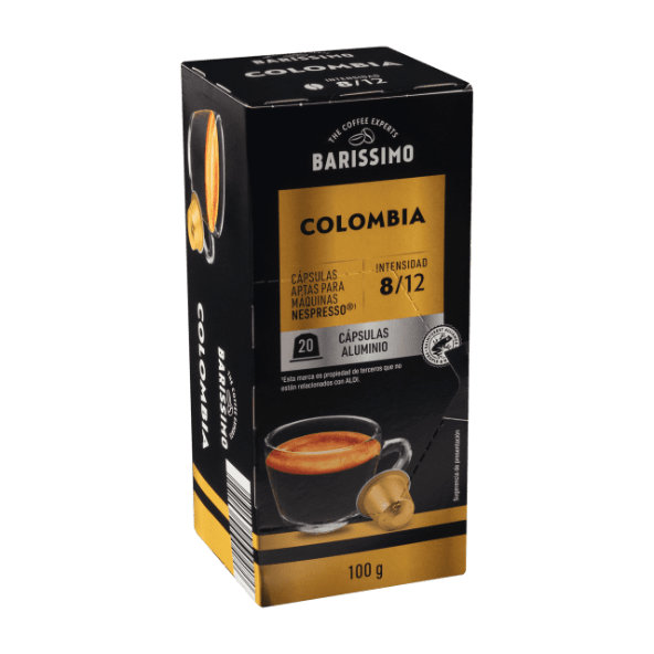 BARISSIMO® - Cápsulas de café molido Colombia