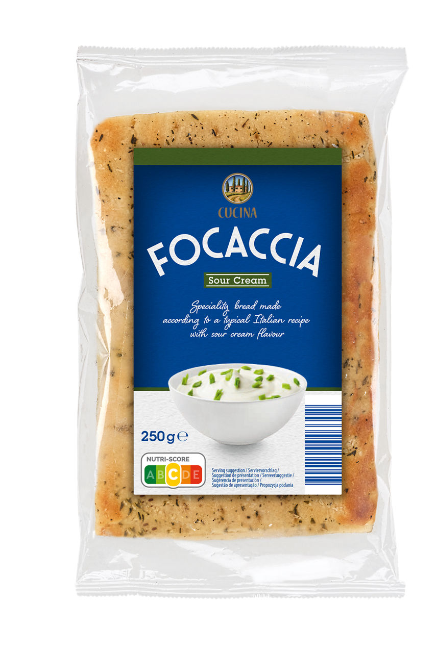 CUCINA® - Focaccia sabor nata ácida