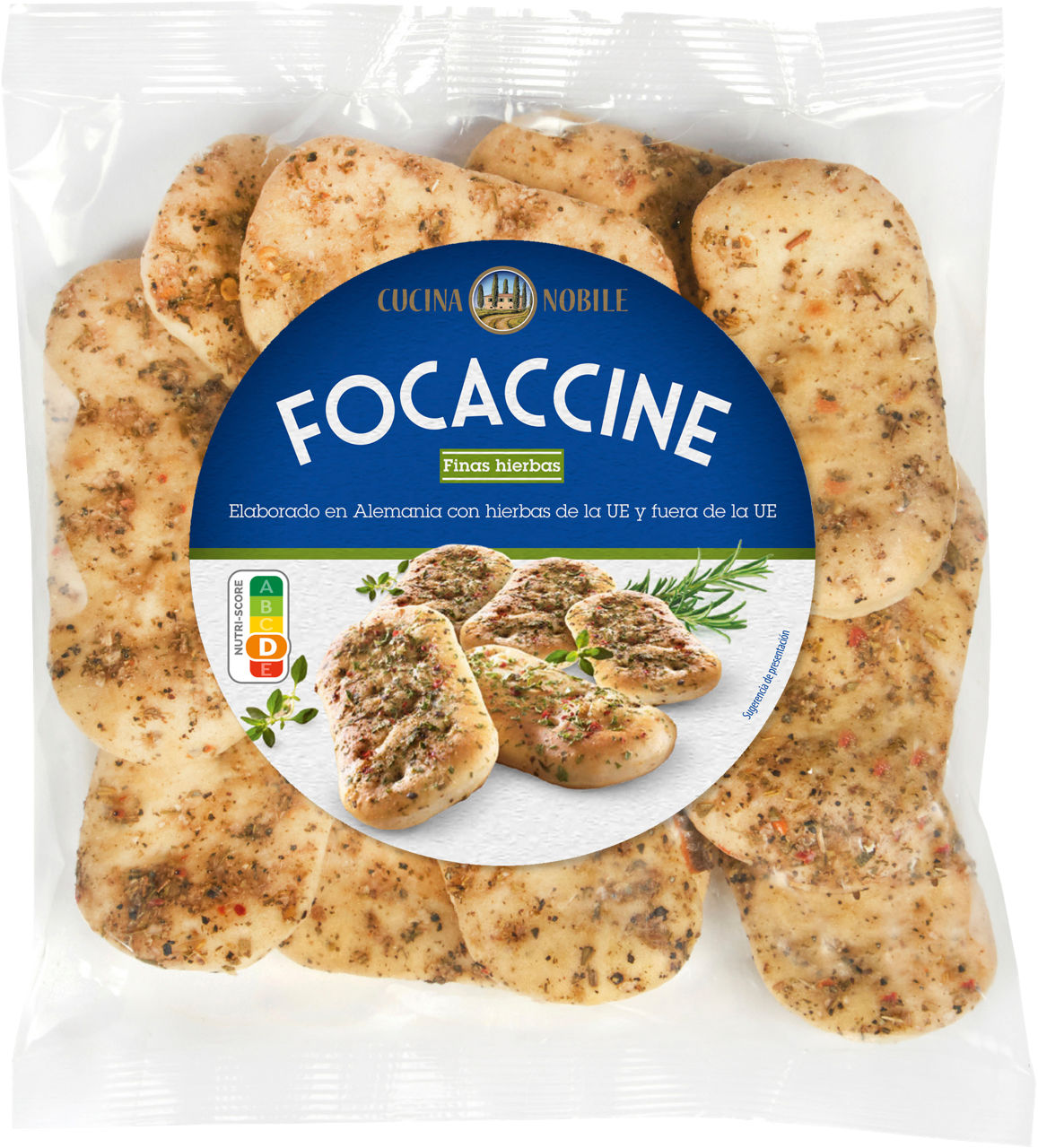 CUCINA NOBILE® - Focaccines con finas hierbas