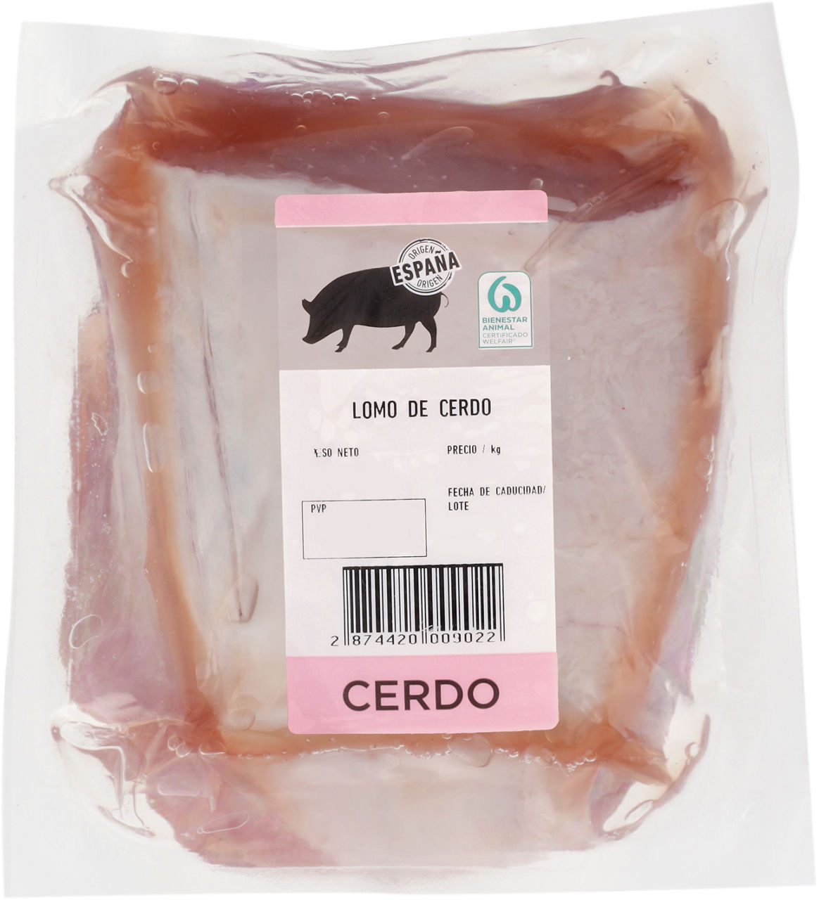 Cinta de lomo de cerdo