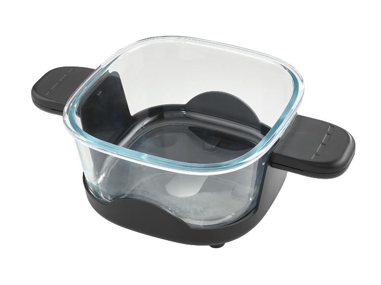 Freidora de aire de vidrio 1500 W 4 L