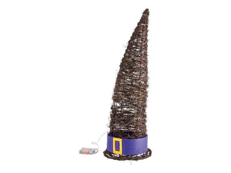 Escoba de bruja LED / Sombrero de bruja de Halloween LED