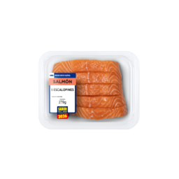 5 escalopines de salmón