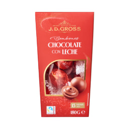 Bombones de chocolate con leche