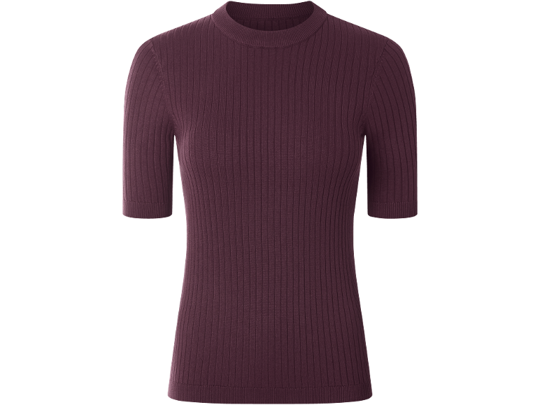 ESMARA® - Jersey de punto fino acanalado para mujer