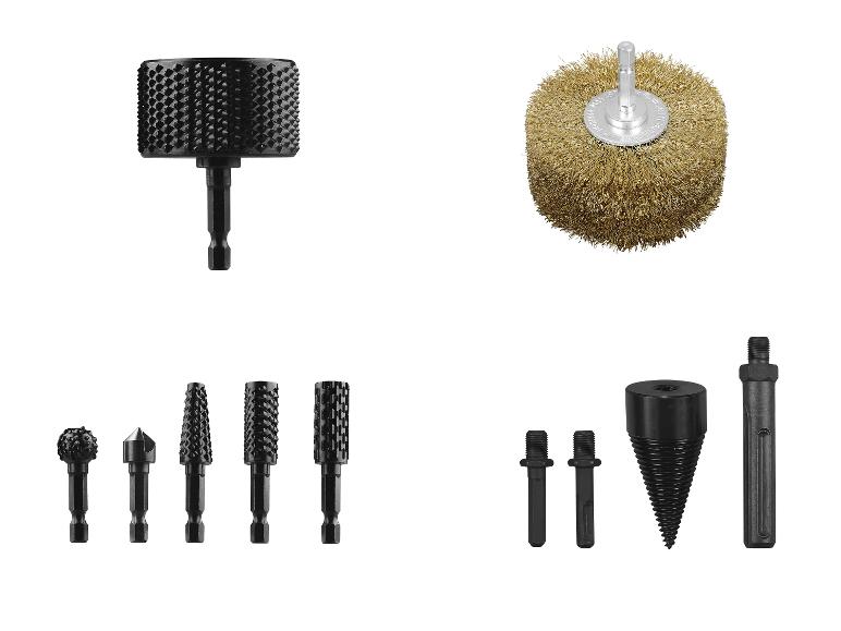 Escofina de rotor / Cepillo para estructuras de madera / Juego de limas y avellanadores / Broca para rajar madera