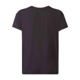 Camiseta técnica negra de manga corta para mujer