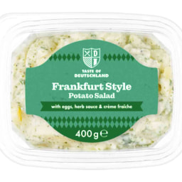 Taste of Deutschland® Ensalada de patata surt. (salsa verde/matjes/Rheinischer/vinagre-aceite/tocino)